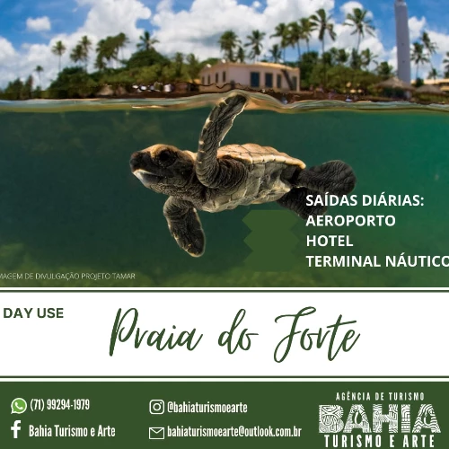 DAY USE PRAIA DO FORTE E GUARAJUBA