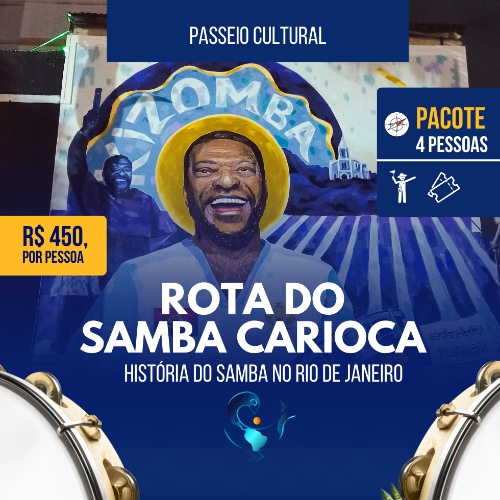 Rota do Samba Carioca - 4 Pessoas