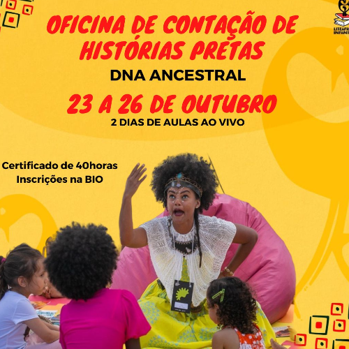 Oficina de contação de histórias pretas - DNA Ancestral